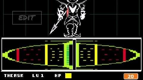My fan made Undertale battle