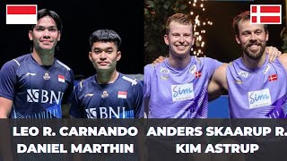 ADU TENGIL! Leo Carnando/Daniel Marthin (INA) vs Rasmussen/Astrup (DEN) | Badminton Highlight
