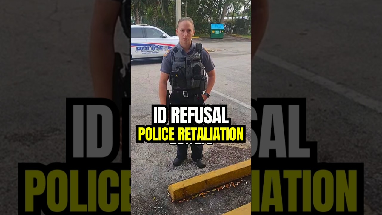 ID REFUSAL! Female Officer Retaliates With Trespass! I Don't Answer Questions! First Amendment Audit