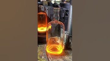 How are glass bottles made? Behind the scenes of high-end wine bottle production process!#valiant