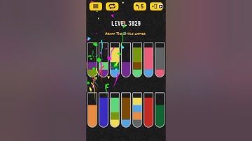 Water sort puzzle level 3829