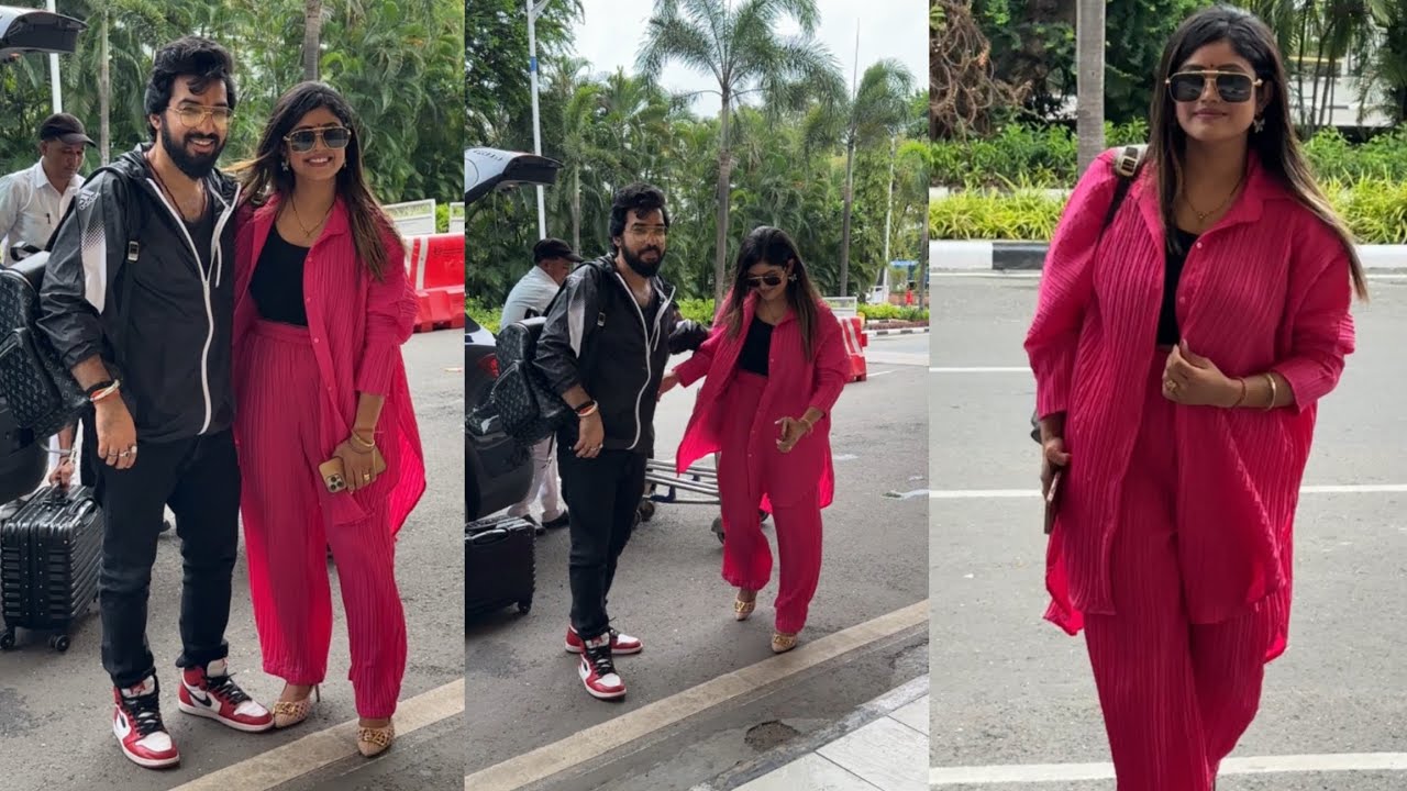 Viral Duo Couple Sachet Parampara Together Spotted At Airport YouTube