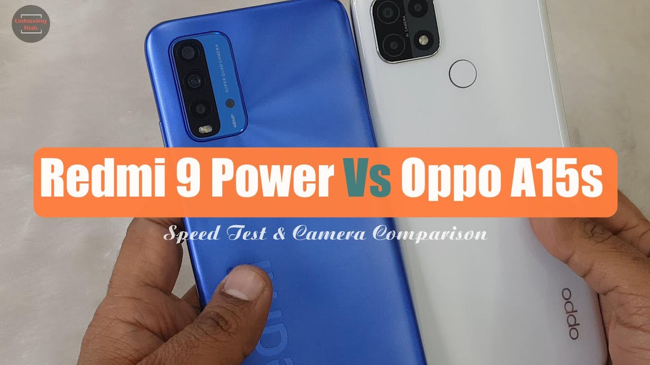 Redmi 9 Power Vs Oppo A15s Speed Test & Camera Comparison 📱