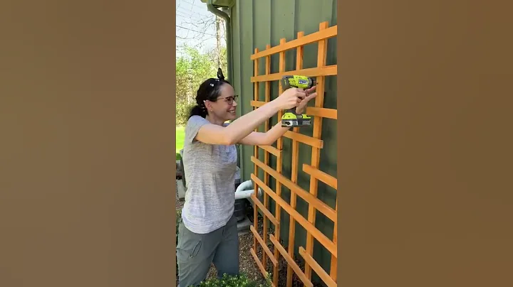 DIY Vertical Planter - Wall Planter - #shorts