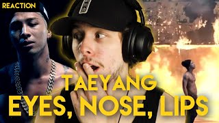 FIRST REACTION to TAEYANG - (EYES, NOSE, LIPS) M/V!