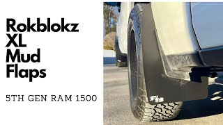 How To Install Rokblokz XL Mud Flaps On Your 5th Gen Ram 1500