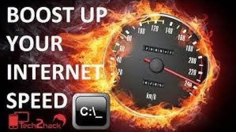 How to double your internet speed using cmd...(without any software)