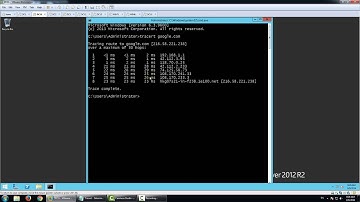 Tracert : Determines the path taken to a destination