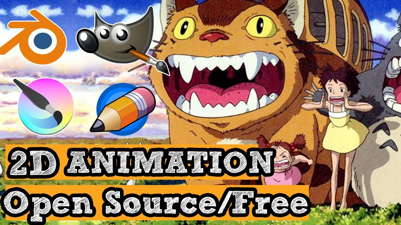 Open source 2D animation software - YouTube