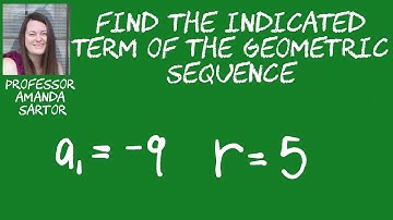 Find the Indicated Term of the Geometric Sequence