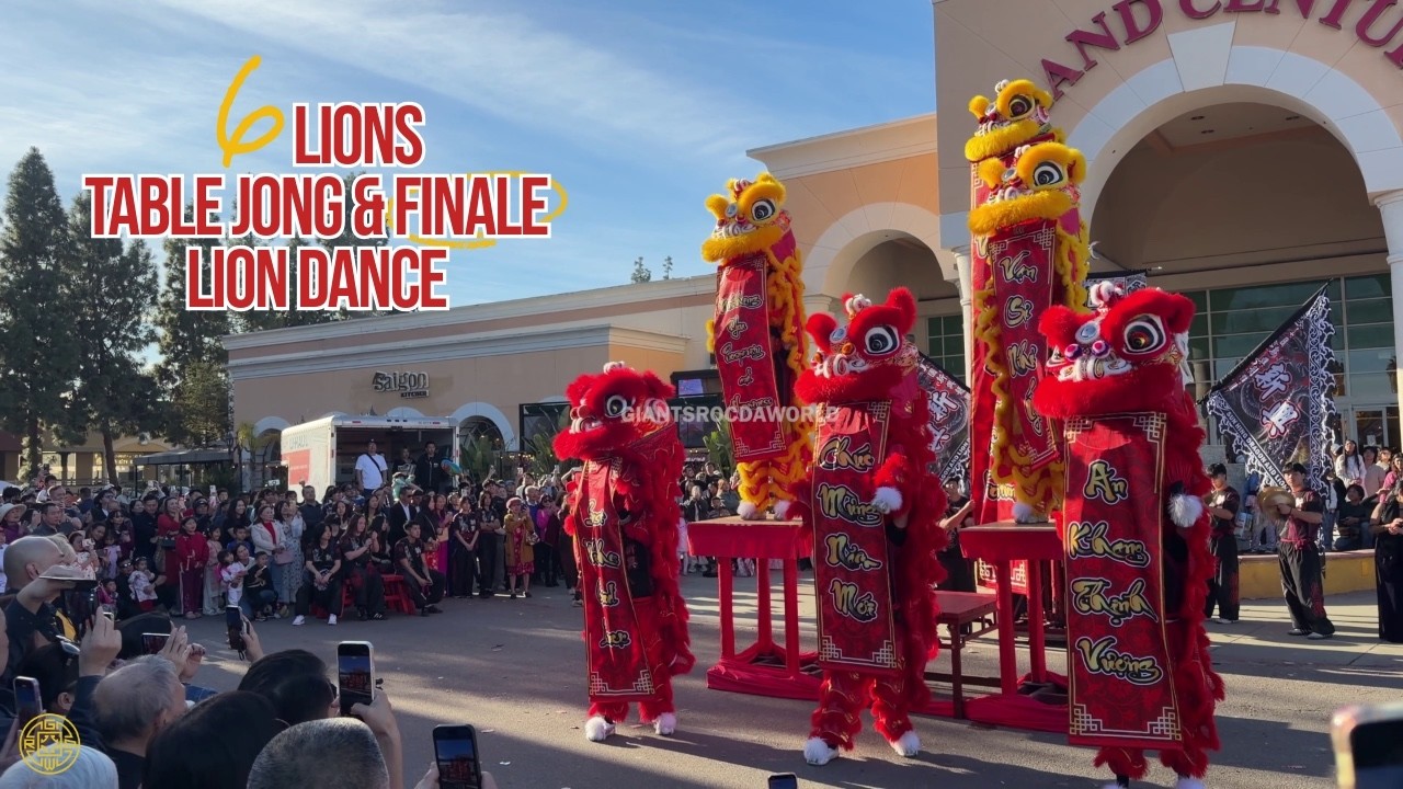 Múa Lân Tet 2026 Lunar New Year Lion Dance at San Jose | Lân Sư Rồng