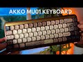 Akko MU01 Mechanical Keyboard - Walnut Wooden Keyboard