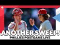 Offense comes through again as phillies survive late scare to complete sweep in san diego  ppgl