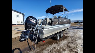 2016 Pontoon Boat and  2015 Karavan Trailer