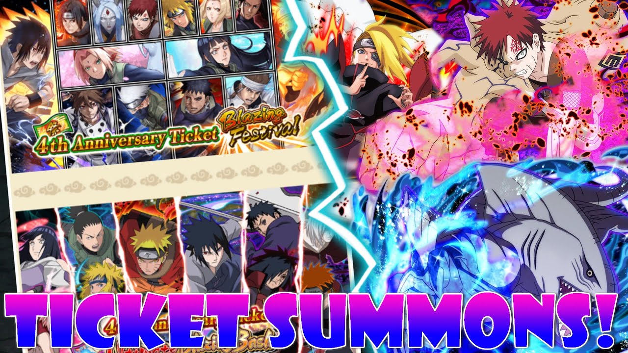 61 TICKET SUMMONS!!/*NARUTO BLAZING*