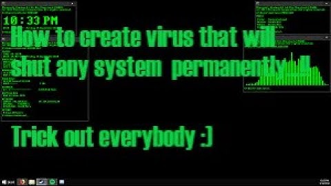 Virus...!!! || Notepad || visual basic script || .vbs || Goa || Mr Psycho