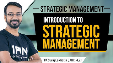 CA Inter Strategic Management| Introduction to Strategic Management