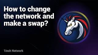 1inch Wallet Pro Tips And Basics #02 | How to change the network and make a swap