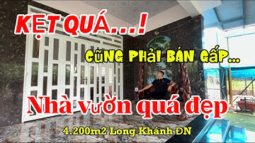 Nhà vườn Mái Thái QUÁ ĐẸP bán gấp tại Long Khánh Đồng Nai