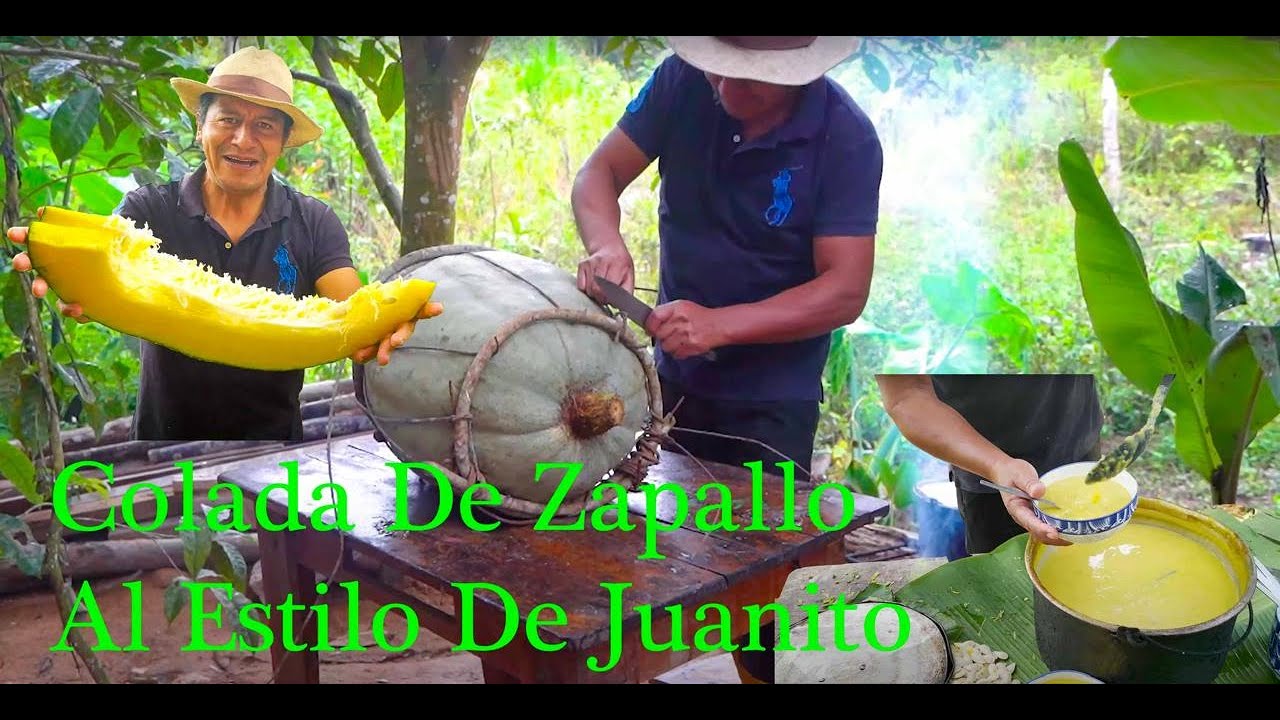 COMO HACER COLADA DE ZAPALLO AL ESTILO DE Juanito