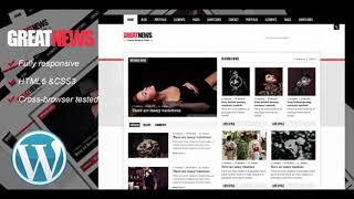 Great News Responsive Wordpress Theme | Themeforest Website Templates and Themes