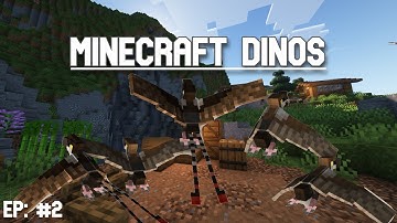 Flying Dinos! - Minecraft Dinosaurs (Fossils & Archaeology Survival)