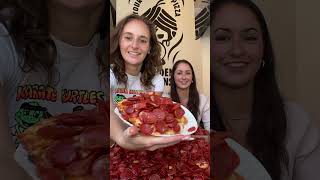 We Tried A Viral #Pizza With Two Pounds Of #Pepperoni. #Viral #Foodies