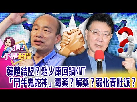 韓國瑜「最後必殺招」ALL IN？拱「趙少康」重回KMT奪主席？資格待喬？還有總統夢？趙少康發動「進攻性行動」 爭中評委…意在2024？-【這！不是新聞 精華篇】20210201-1