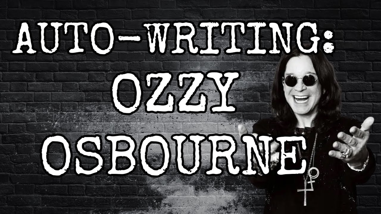 AUTO WRITING: OZZY OSBOURNE