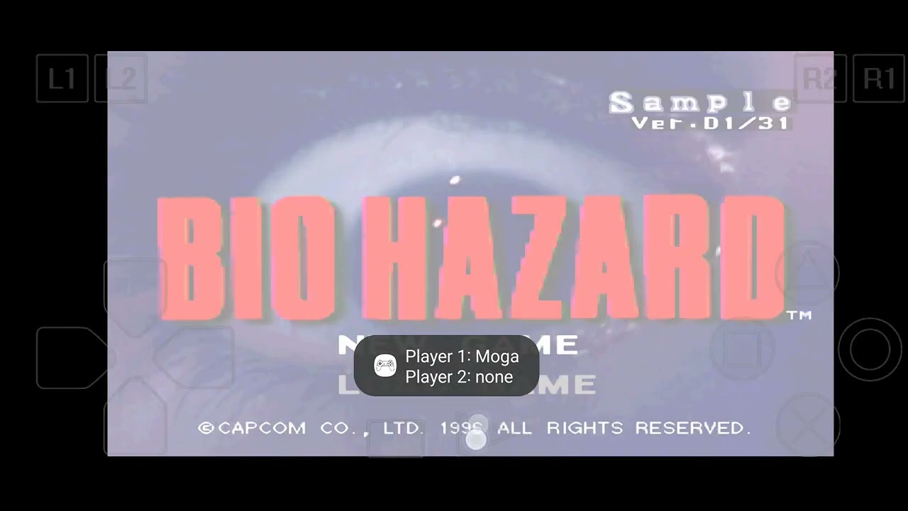 BIOHAZARD 1 (1996) SAMPLE HD PSX 