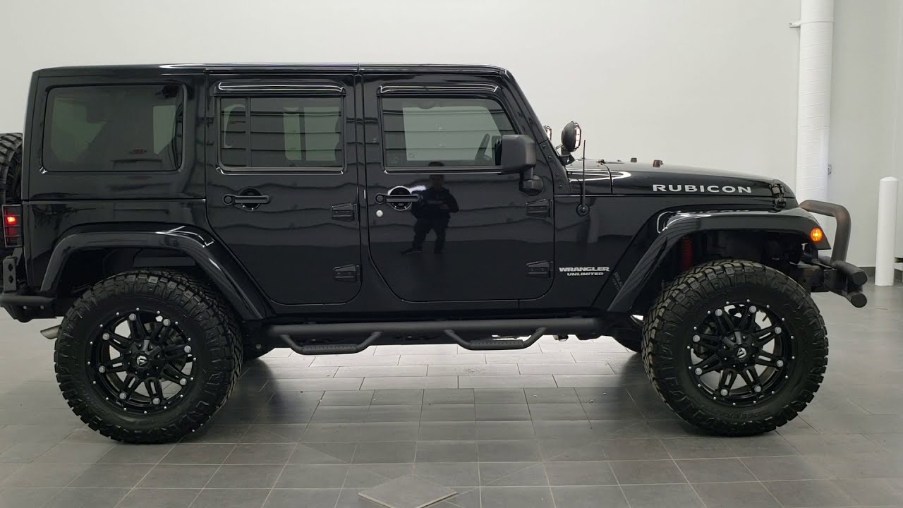 Actualizar 61+ imagen black lifted jeep wrangler unlimited