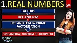 HCF & LCM | Prime Factorisation | Fundamental Theorem | Chapter 1 | Real Numbers | Class 10th Math