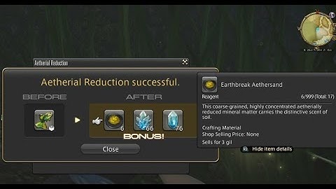 Final Fantasy XIV - How to Farm Earthbreak Aethersands Patch 6.3