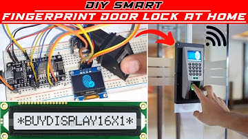 How to Make Fingerprint Smart Door Security Lock 🔐🔐|| Nodemcu(ESP8266) || DIY