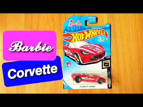 Hot Wheels Barbie Chevrolet Corvette Stingray C7 - YouTube
