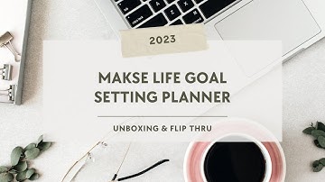 Makse Life Goal Setting Planner Unboxing | Planning | Unboxing | Haul | Goals