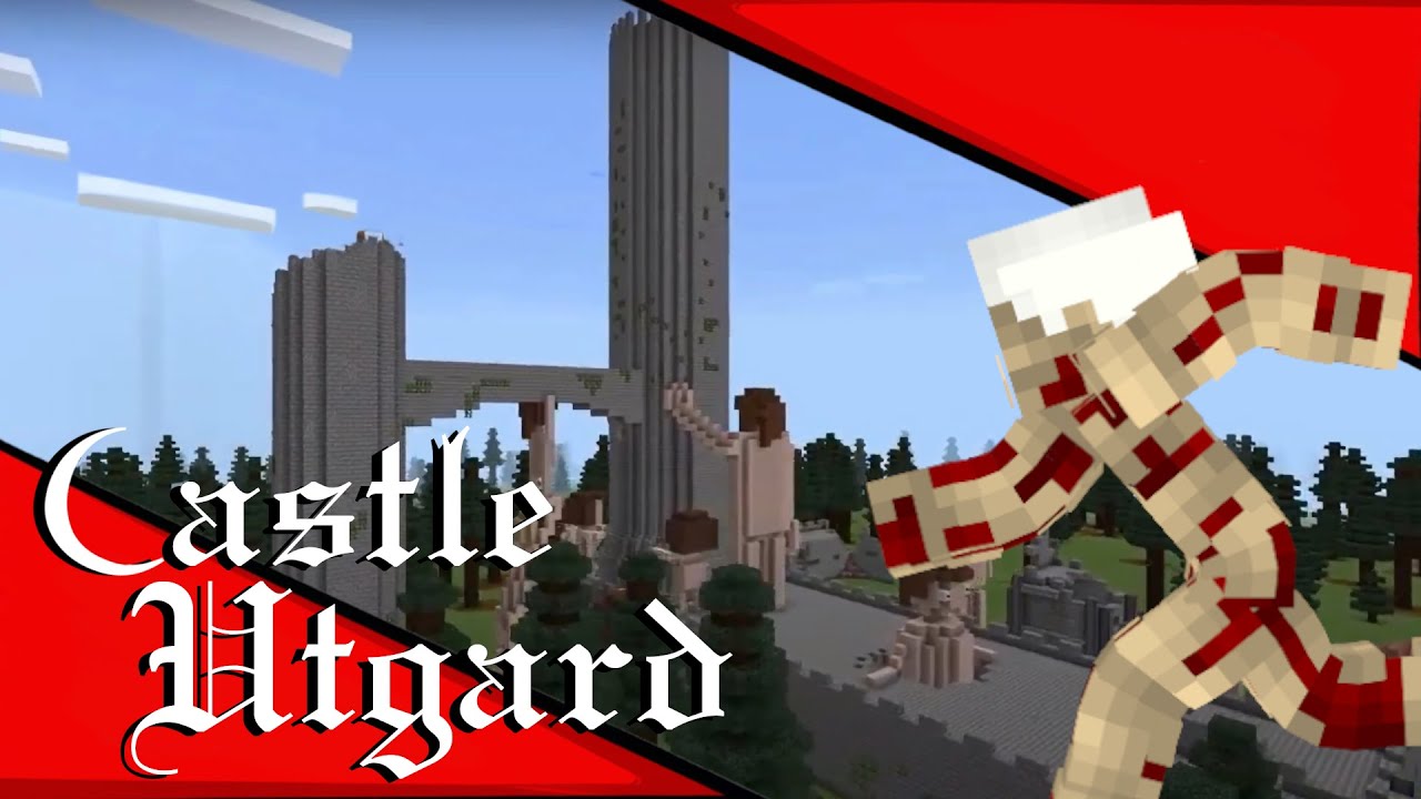 Utgard Minecraft Castle Utgard from AOT in Minecraft - YouTube