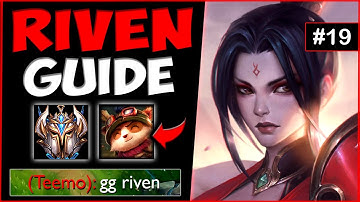 ✔ Riven vs Teemo Guide - #19 🔴 Season 10 Riven Guide - League of Legends