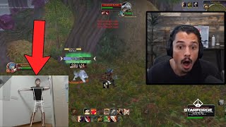 He Plays HC WoW With MOTION-SENSOR