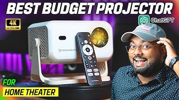Smart Projector For Home Theater With AI 😱| Native 1080p HDR & 4K Support 😍| Crossbeats Lumex Flix 🔥