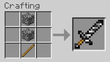 Minecraft, But Crafts Use Bedrock...
