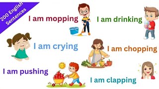 : 200 Action Verbs In English With Sentences | Action Verbs Part 01 | Action Verbs For Beginners