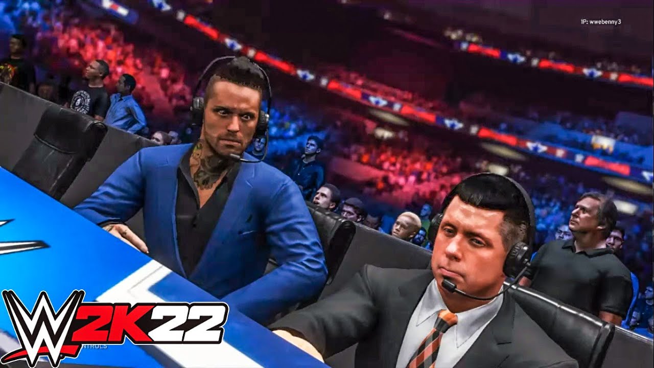 Wwe 2k22 Realistic Commentary Gameplay Concept Youtube