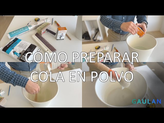 CÓMO PREPARAR LA COLA PARA EMPAPELAR UNA PARED CON PAPEL PINTADO – ALF&mabi