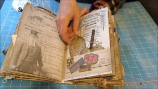 ***SOLD*** Vintage Antique Style Tim Holtz Junk Journal