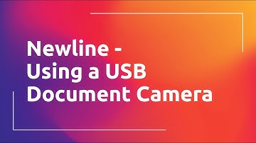 Newline - Using a USB Document Camera