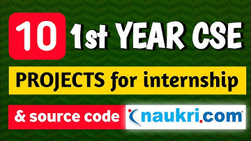 10 Project ideas for First Year BTech Students with Source Code | BCA First Year | CSE Projects 