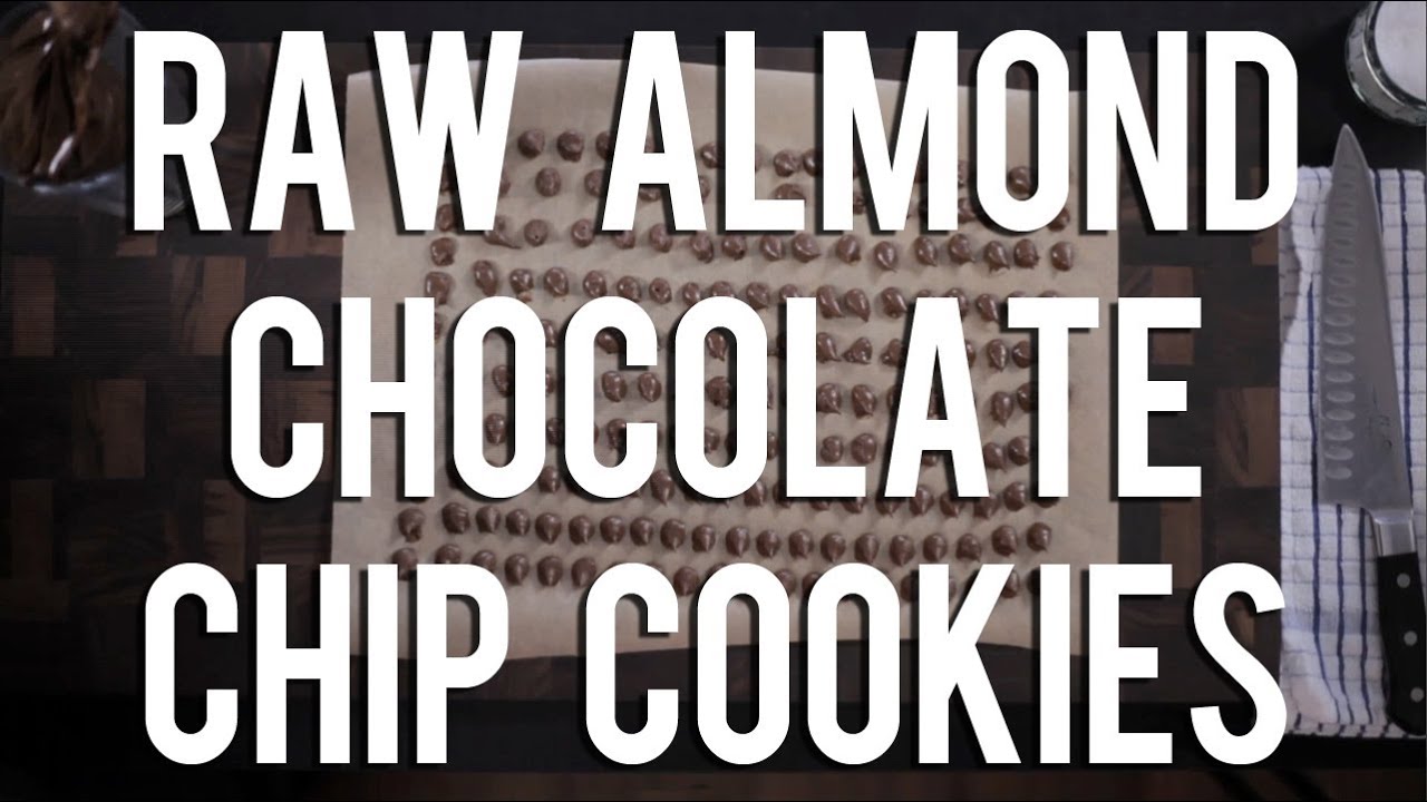 Raw food almond chocolate chip cookie recipe
