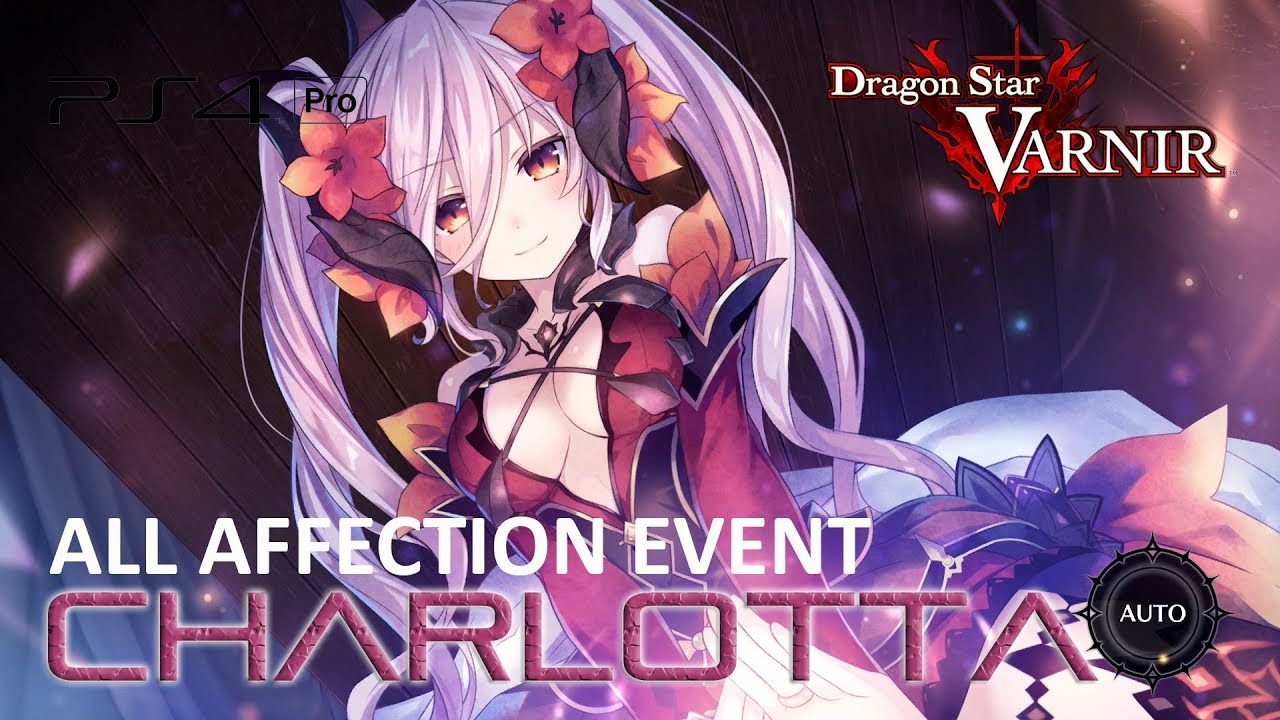 All Charlotta Affection Event - Dragon Star Varnir (English | Japanese Voice)