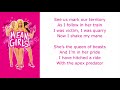 Apex predator lyrics  original broadway cast of mean girls